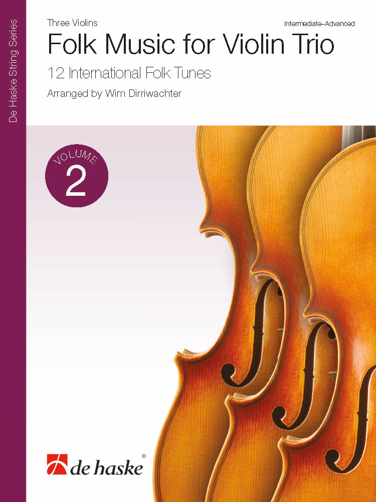 Cover: 9790035252499 | Folk Music for Violin Trio - Vol. 2 | 12 International Folk Tunes