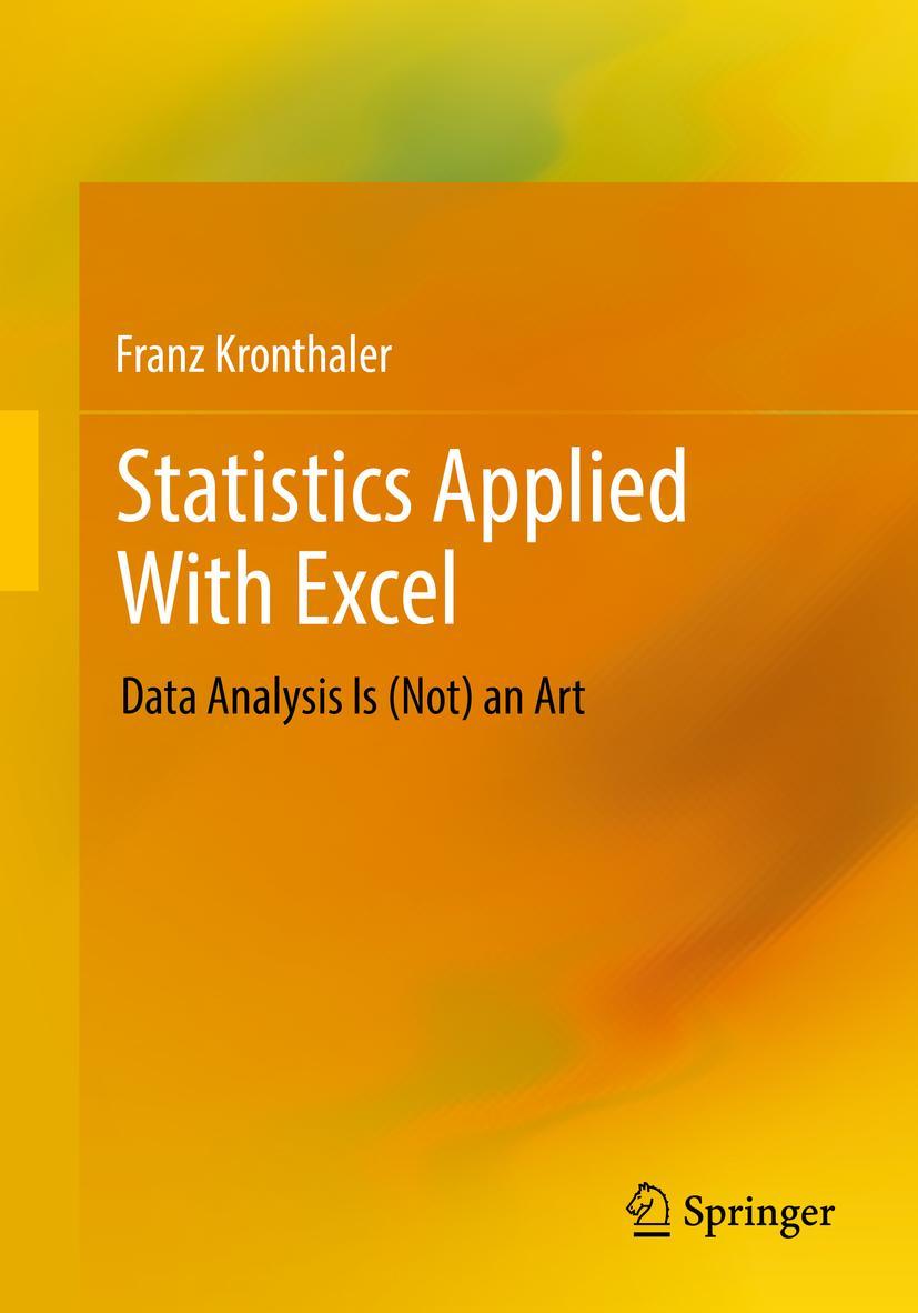 Cover: 9783662643181 | Statistics Applied With Excel | Data Analysis Is (Not) an Art | Buch