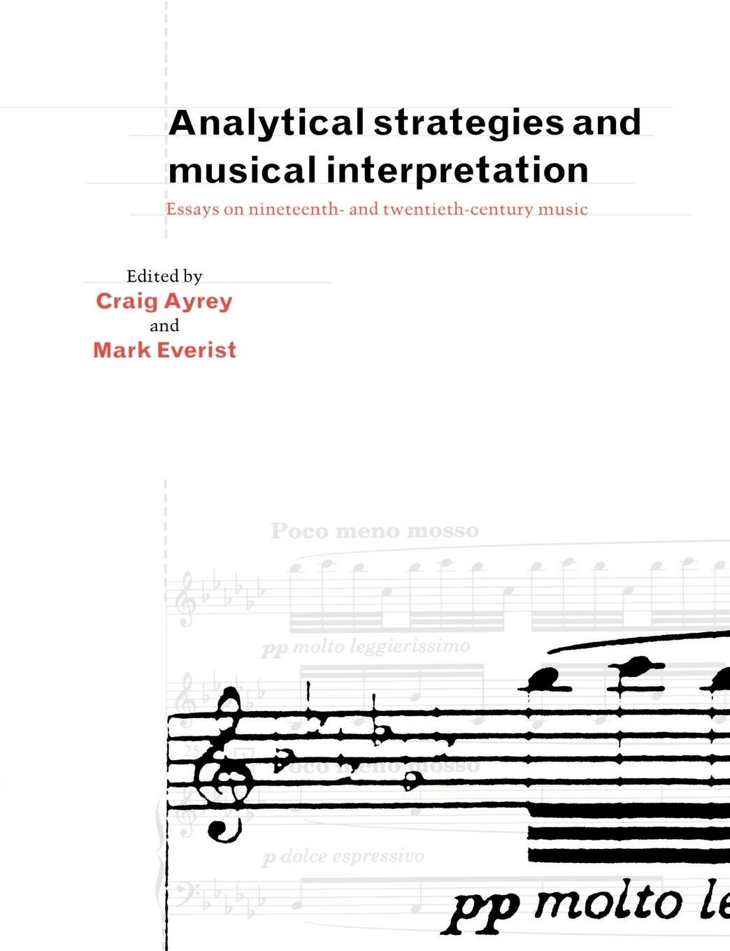 Cover: 9780521543972 | Analytical Strategies and Musical Interpretation | Mark Everist | Buch