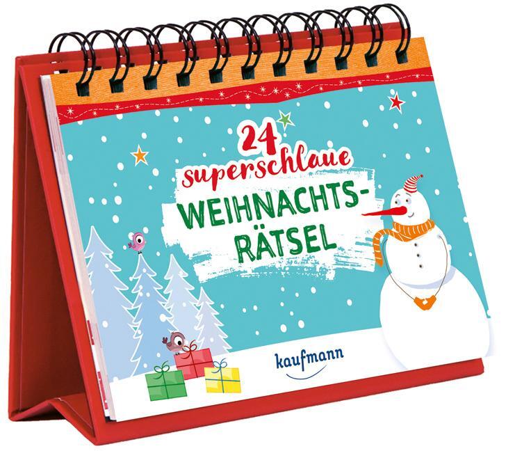 Cover: 9783780613813 | 24 superschlaue Weihnachtsrätsel | Emil Schwarz | Kalender | SPIRALB