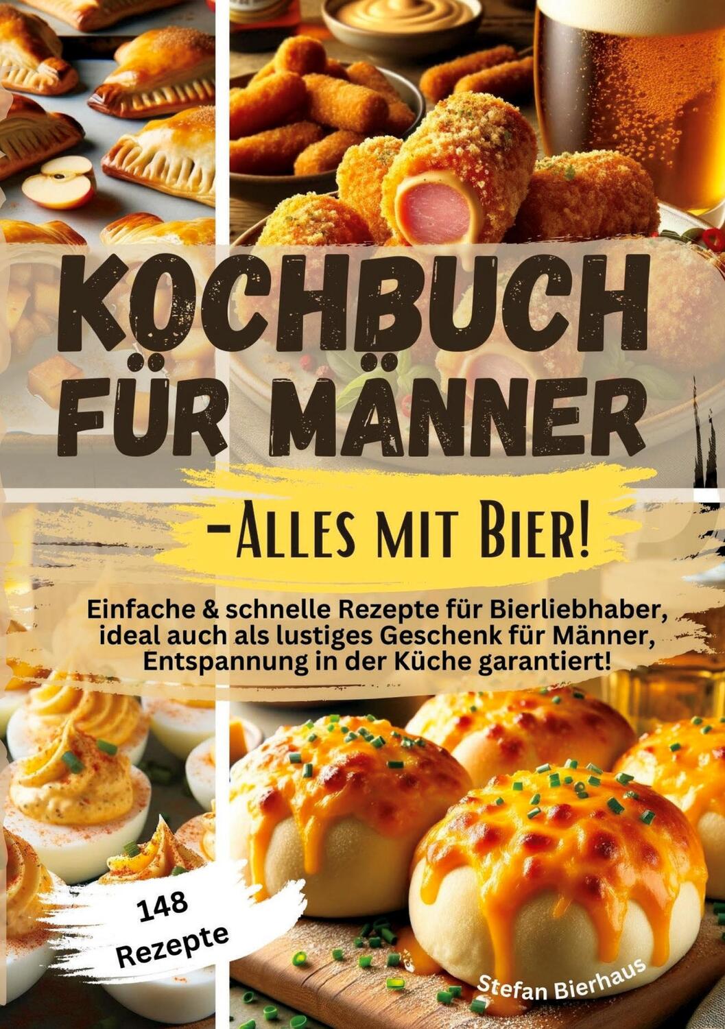 Cover: 9783989354456 | Kochbuch für Männer-Alles mit Bier! | Stefan Bierhaus | Taschenbuch