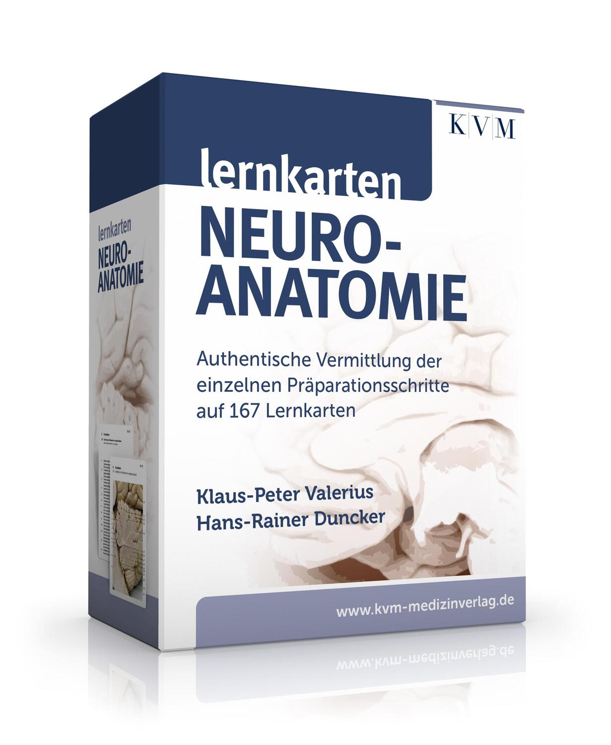 Cover: 9783868675702 | Lernkarten Neuroanatomie | Klaus-Peter Valerius (u. a.) | Taschenbuch