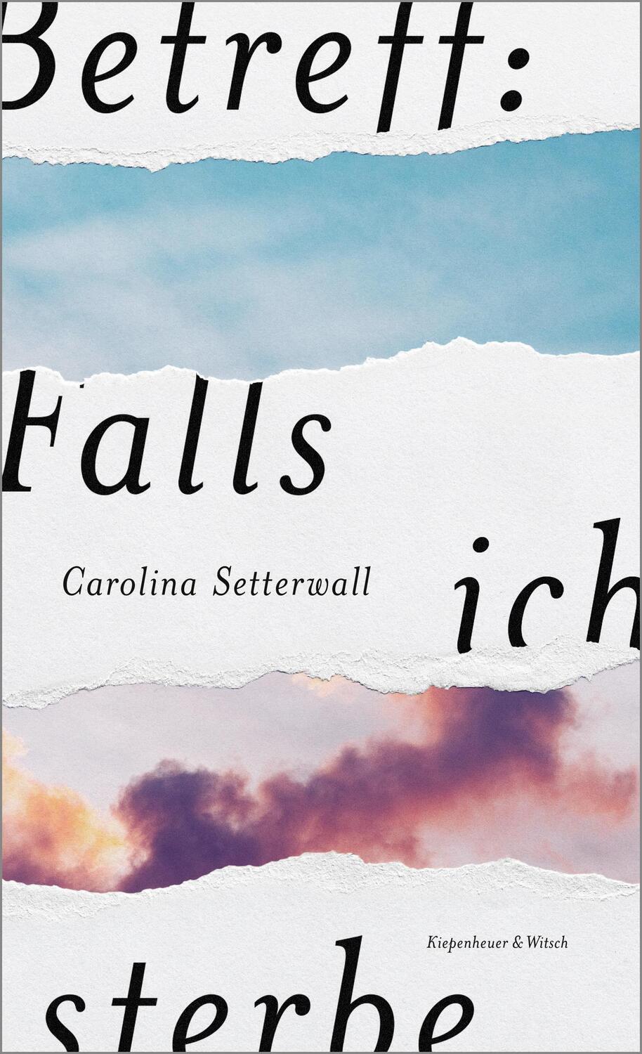 Cover: 9783462052602 | Betreff: Falls ich sterbe | Carolina Setterwall | Buch | Deutsch