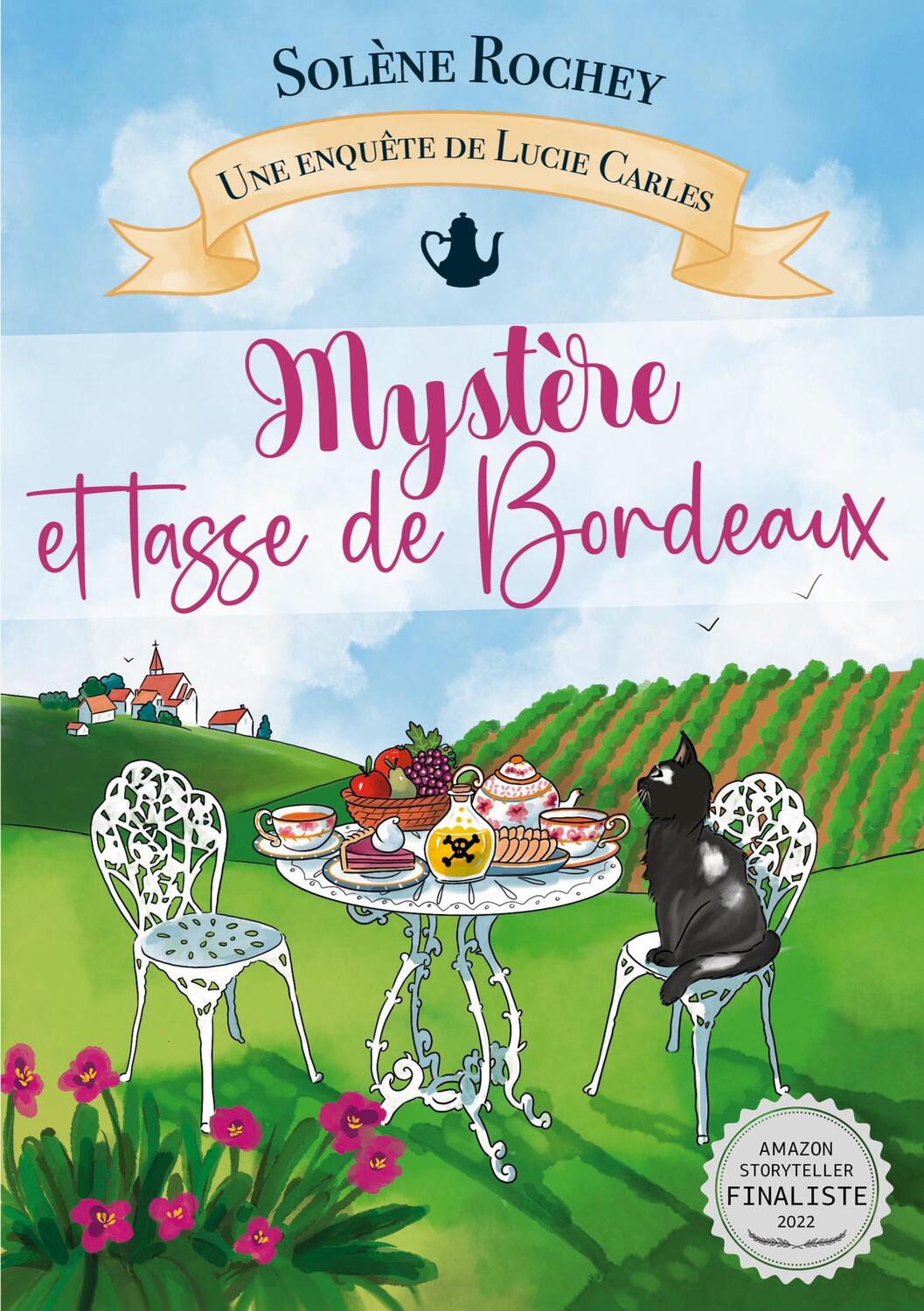Cover: 9782958793500 | Mystère et tasse de Bordeaux | Une enquête de Lucie Carles | Rochey