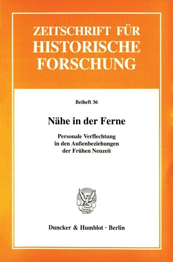 Cover: 9783428119042 | Nähe in der Ferne. | Hillard von Thiessen (u. a.) | Taschenbuch | 2005