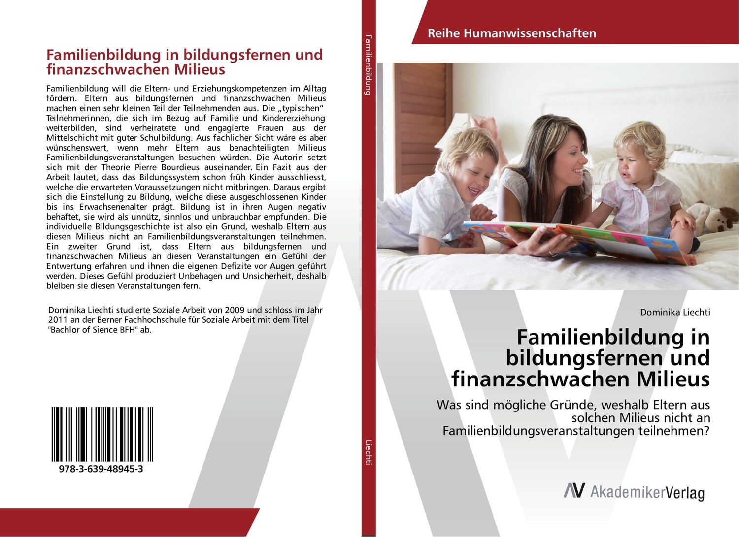 Cover: 9783639489453 | Familienbildung in bildungsfernen und finanzschwachen Milieus | Buch