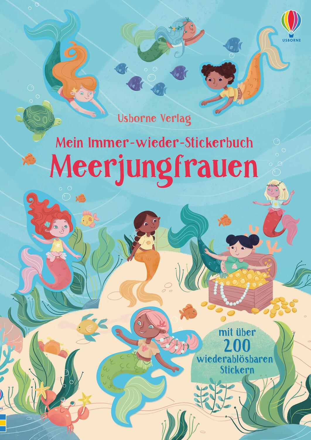 Cover: 9781789413762 | Mein Immer-wieder-Stickerbuch: Meerjungfrauen | Holly Bathie | Buch