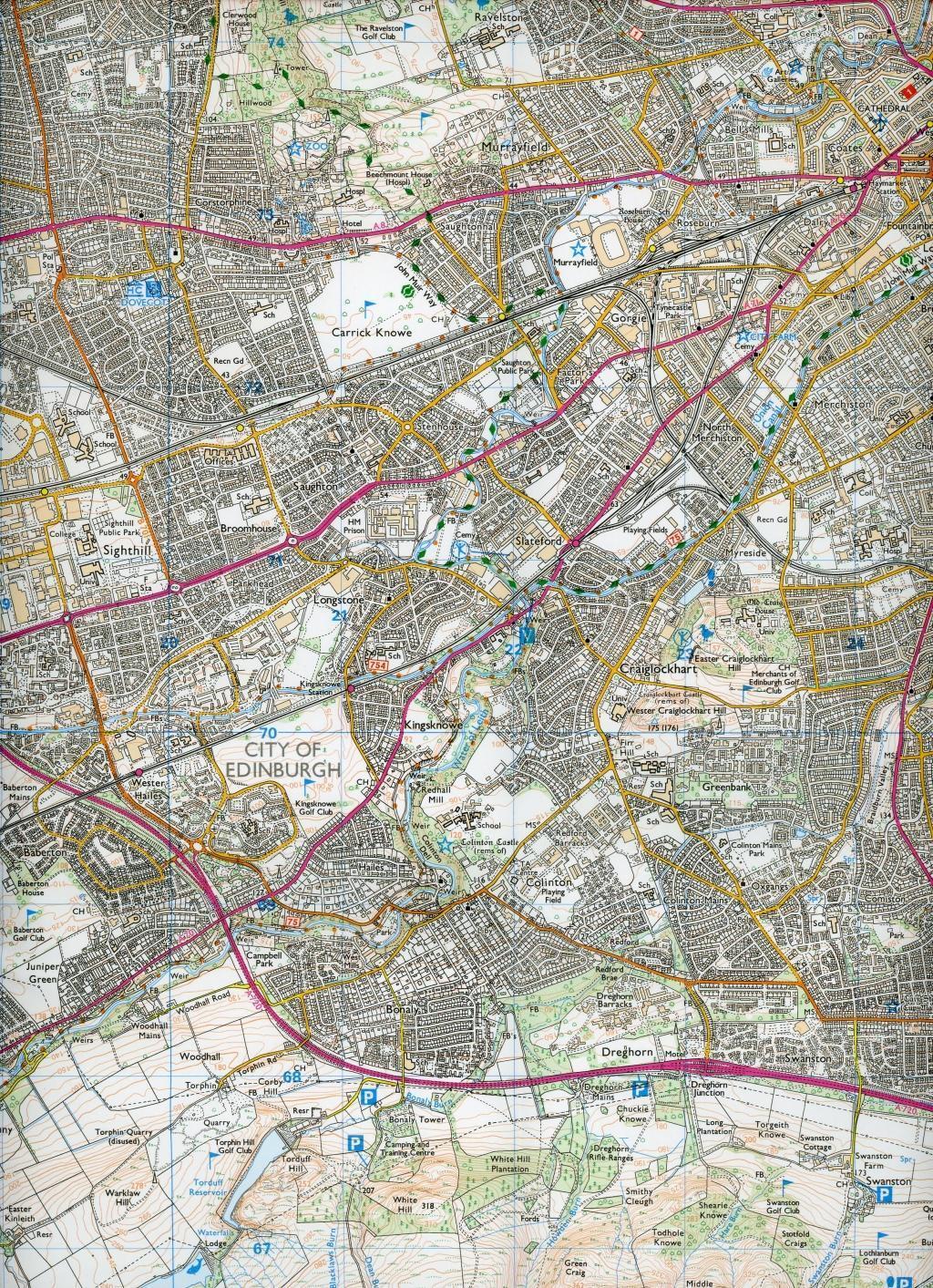 Bild: 9780319246016 | Edinburgh | Ordnance Survey | (Land-)Karte | Karte/Landkarte | 2015