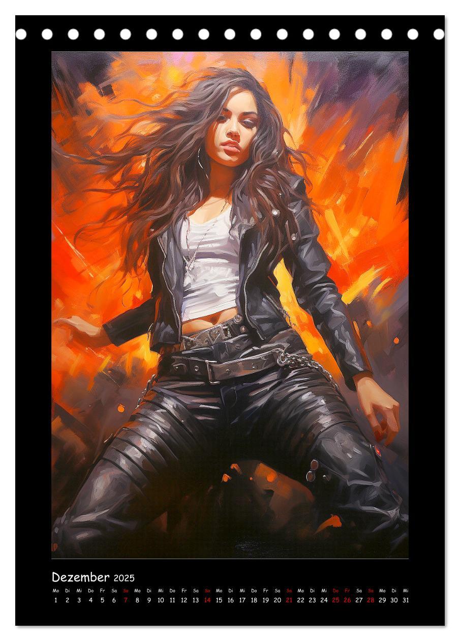 Bild: 9783435863976 | Heavy Metal-Queens. Wilde Rock- und Metal-Girl Paintings...