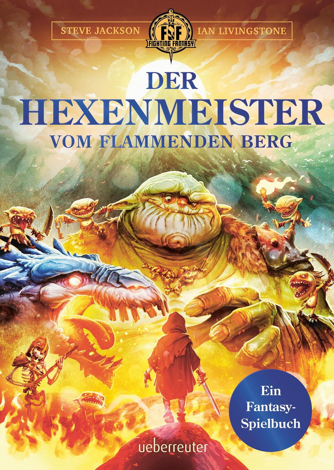 Cover: 9783764152536 | Der Hexenmeister vom flammenden Berg | Ein Fantasy-Spielbuch | Buch