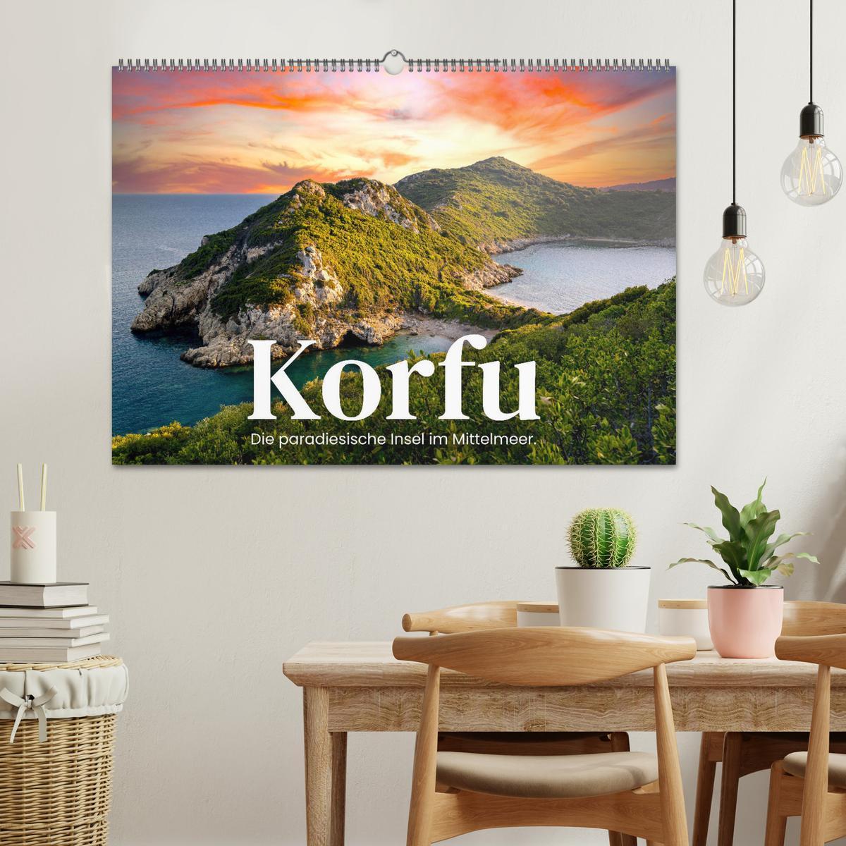 Bild: 9783383937507 | Korfu - Die paradiesische Insel im Mittelmeer. (Wandkalender 2025...