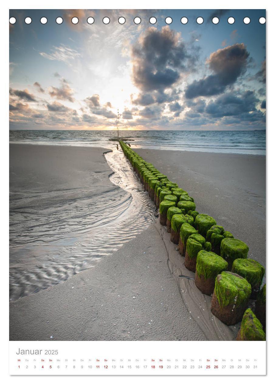 Bild: 9783435960606 | Amrum - Das Gesicht der Nordsee (Tischkalender 2025 DIN A5 hoch),...