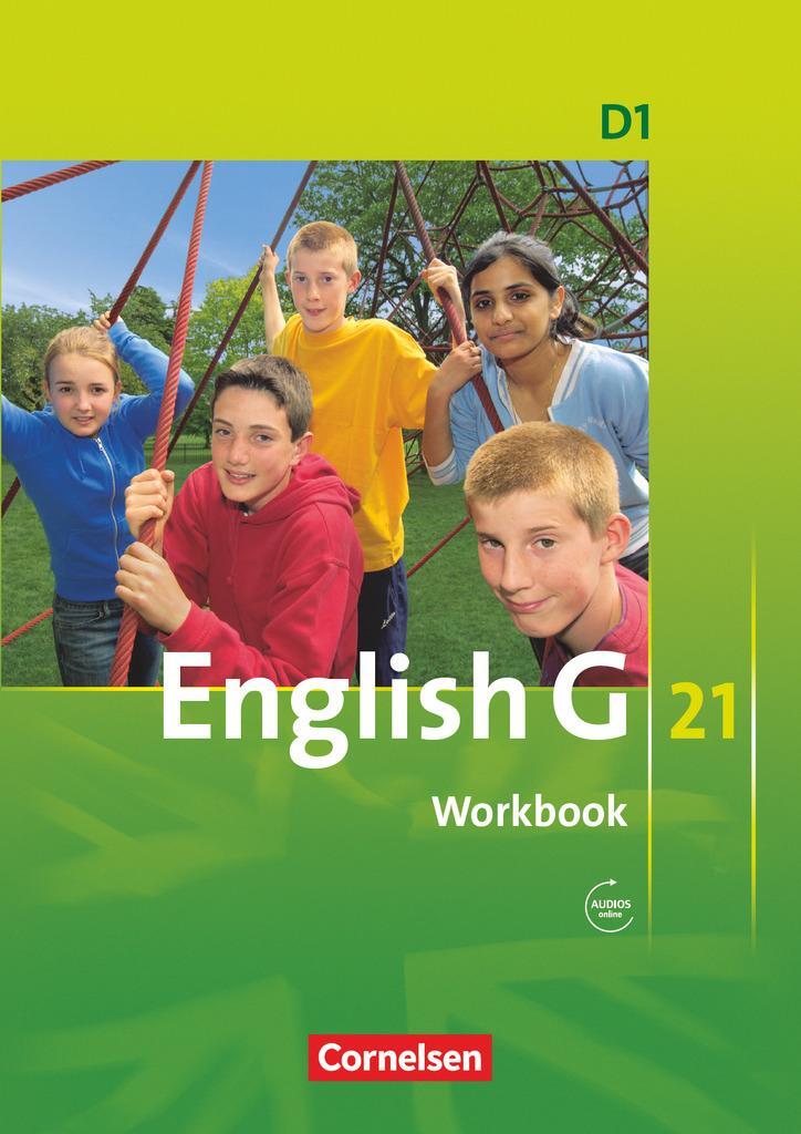 Cover: 9783060312436 | English G 21. Ausgabe D 1. Workbook mit Audios online | 5. Schuljahr