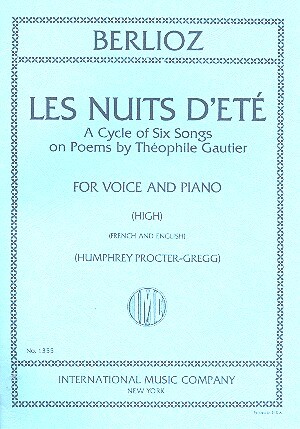 Cover: 9790220410789 | Les Nuits D'Ete Op.7 | Hector Berlioz | Buch | EAN 9790220410789