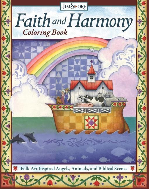 Cover: 9781497205130 | Faith and Harmony Coloring Book: Folk-Art Inspired Angels, Animals,...