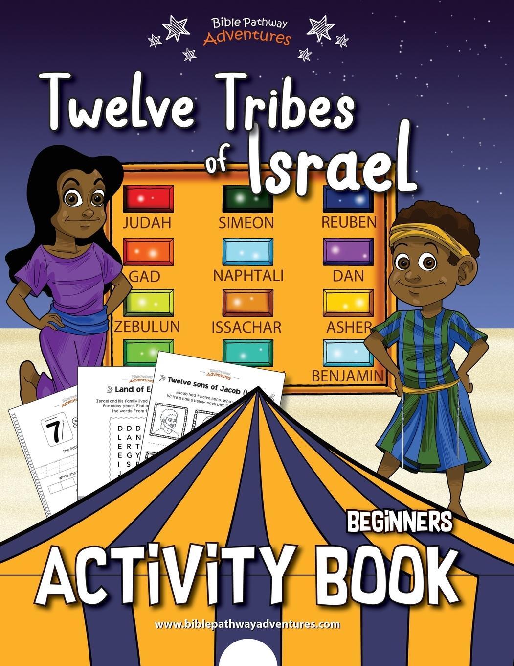 Cover: 9781989961728 | Twelve Tribes of Israel Activity Book for Beginners | Pip Reid | Buch