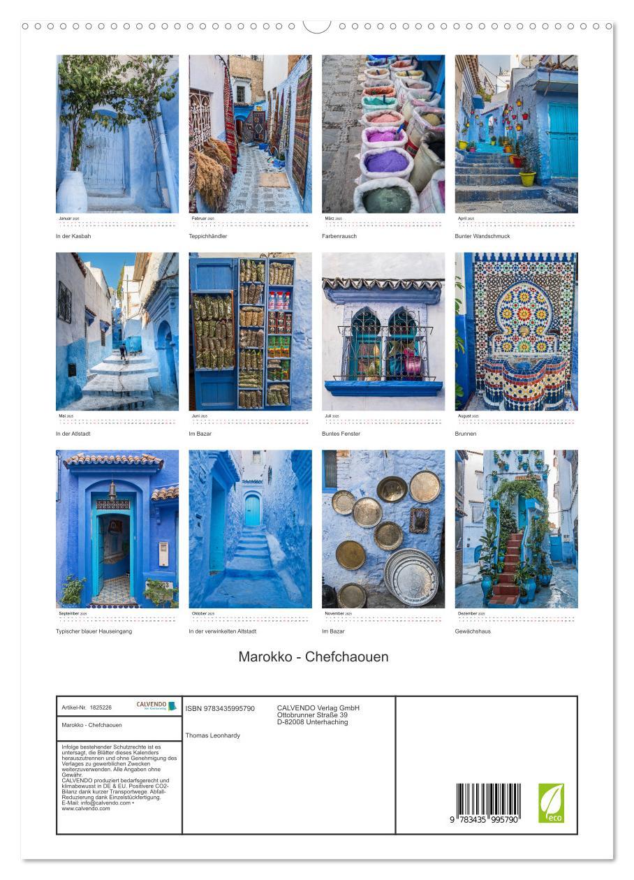 Bild: 9783435995790 | Marokko - Chefchaouen (hochwertiger Premium Wandkalender 2025 DIN...