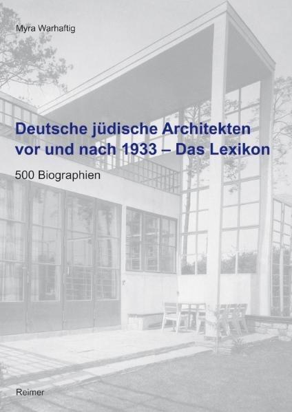 Cover: 9783496013266 | Deutsche jüdische Architekten vor und nach 1933 - Das Lexikon | Buch