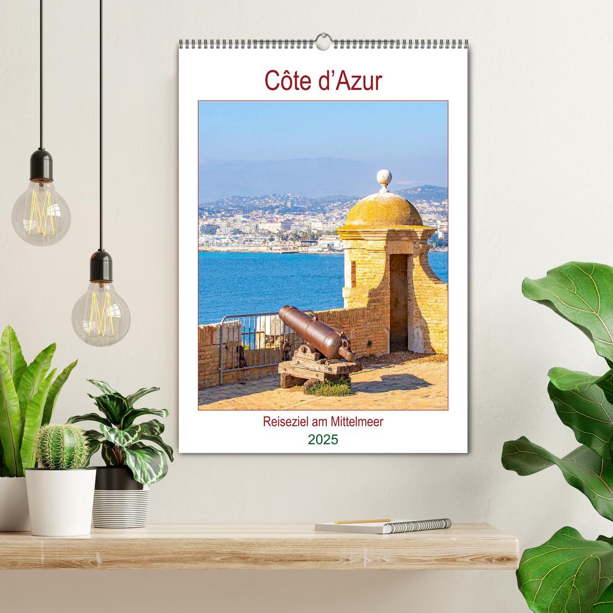 Bild: 9783435939220 | Côte d¿Azur - Reiseziel am Mittelmeer (Wandkalender 2025 DIN A2...