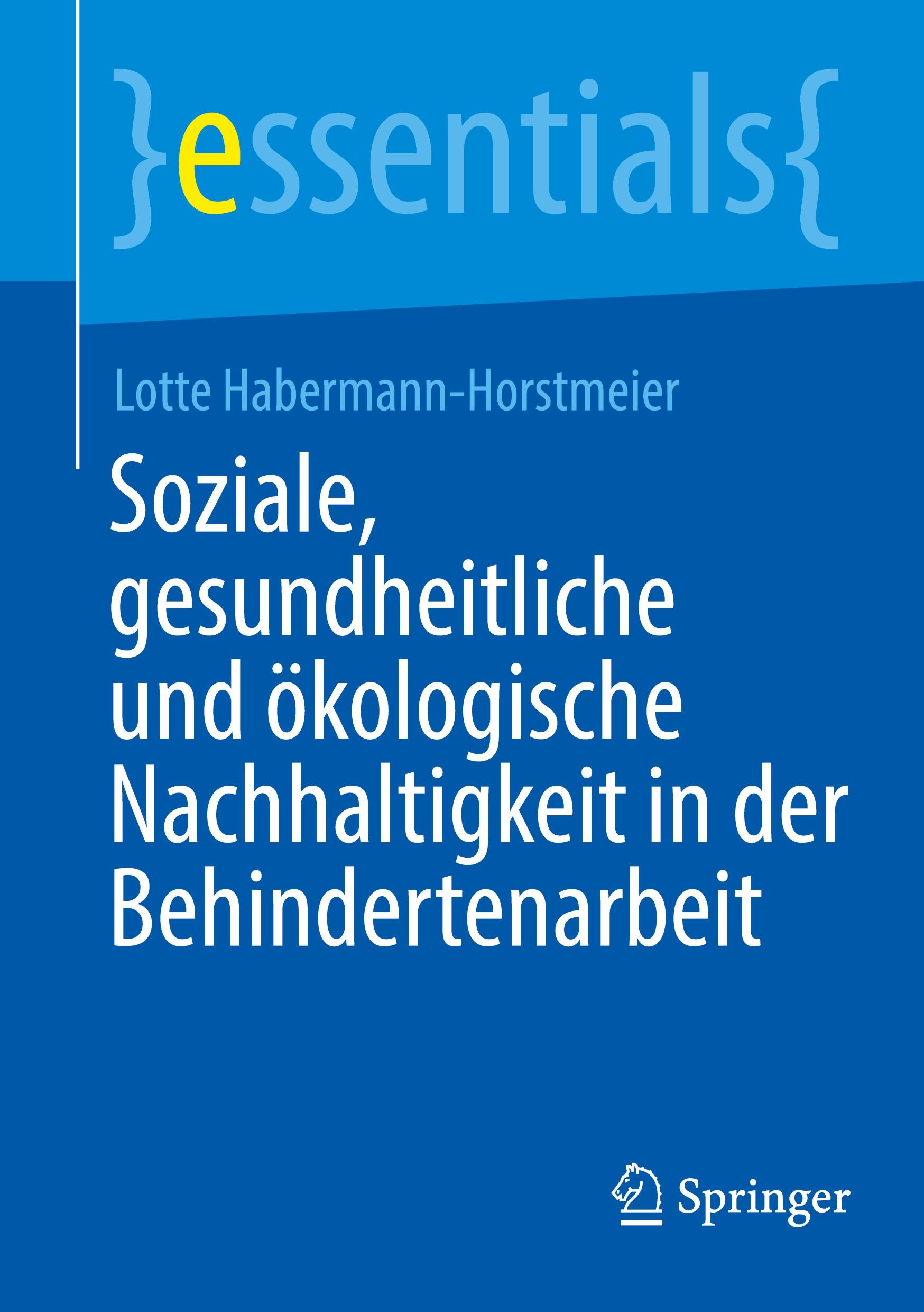 Cover: 9783662687178 | Soziale, gesundheitliche und ökologische Nachhaltigkeit in der...