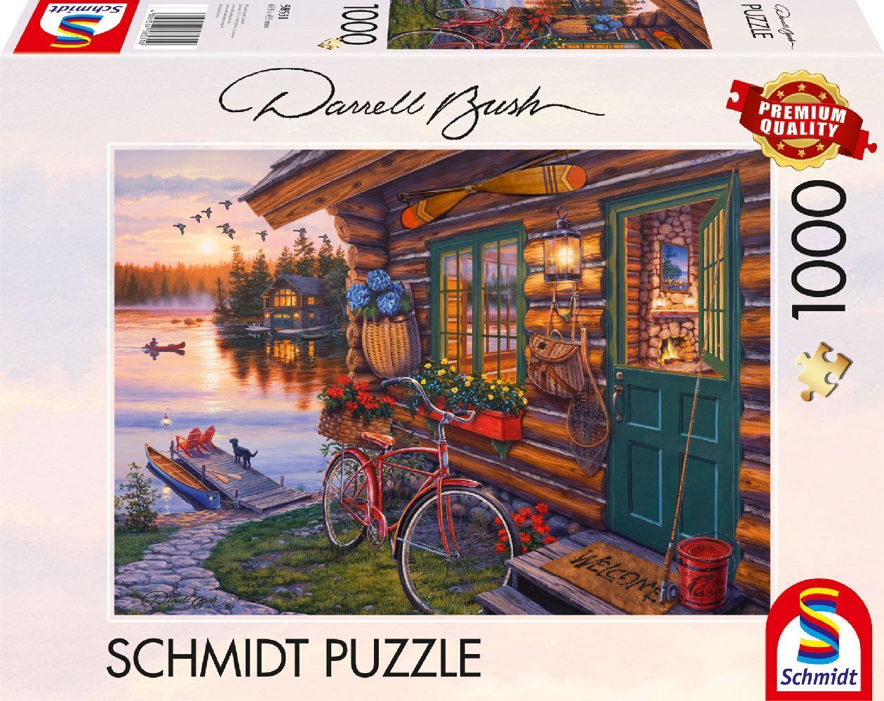 Cover: 4001504585310 | Seehütte mit Fahrrad | Spiel | Schachtel | 58531 | Deutsch | 2024
