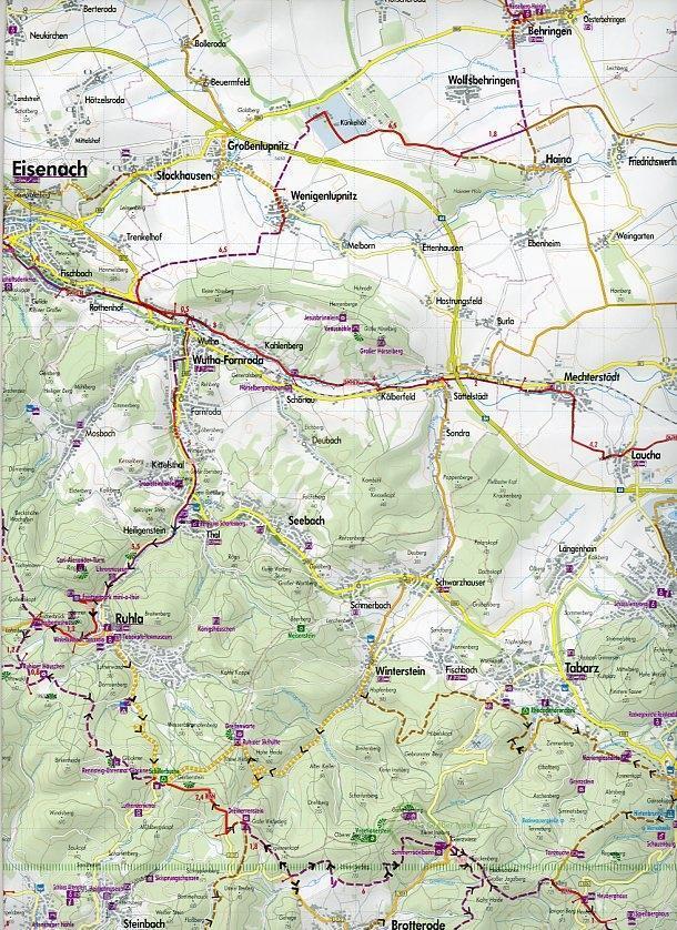 Bild: 9783850003209 | Bikeline Radkarte Deutschland Thüringer Wald 1 : 75 000 | Verlag