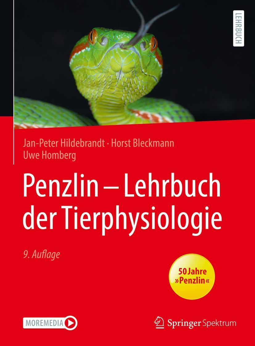 Cover: 9783662615942 | Penzlin - Lehrbuch der Tierphysiologie | Jan-Peter Hildebrandt (u. a.)