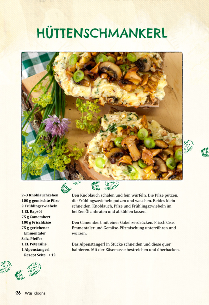 Bild: 9783981758245 | Hüttenküche für Dahoam | 75 genussvolle Schmankerlrezepte | GmbH