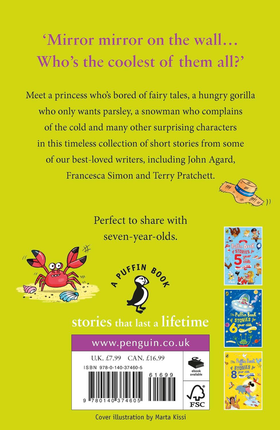 Rückseite: 9780140374605 | The Puffin Book of Stories for Seven-year-olds | Wendy Cooling | Buch