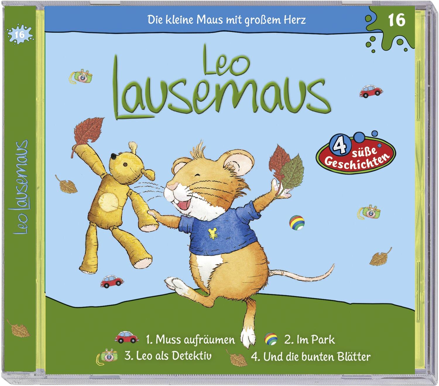 Cover: 4001504258368 | Folge 16:Und die bunten Blätter | Leo Lausemaus | Audio-CD | 42 Min.