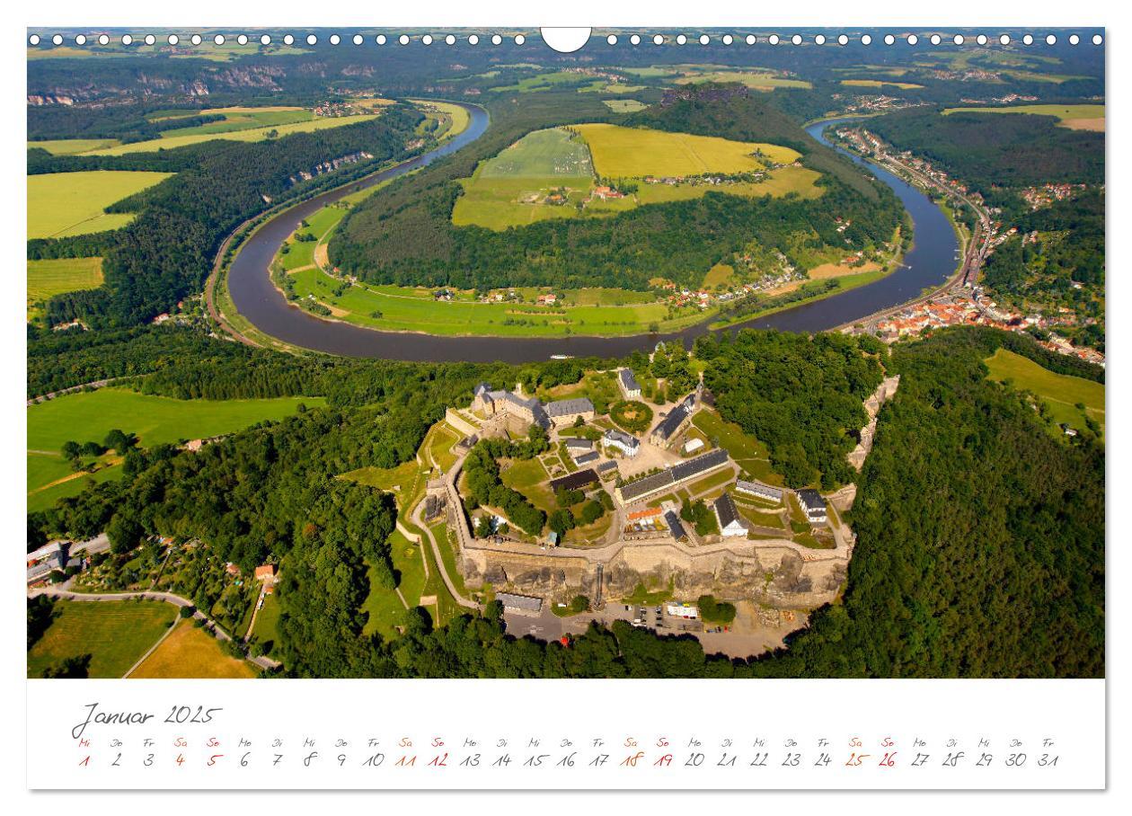 Bild: 9783435194353 | Die Elbe Impressionen (Wandkalender 2025 DIN A3 quer), CALVENDO...