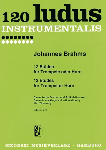 Cover: 9790003009285 | 12 Etüden für Horn (trp) | Johannes Brahms | Buch | Sikorski Edition