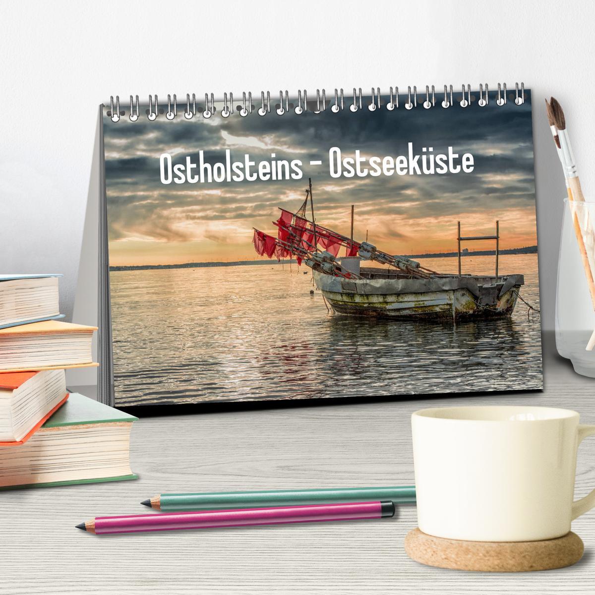 Bild: 9783435390106 | Ostholsteins Ostseeküste (Tischkalender 2025 DIN A5 quer), CALVENDO...