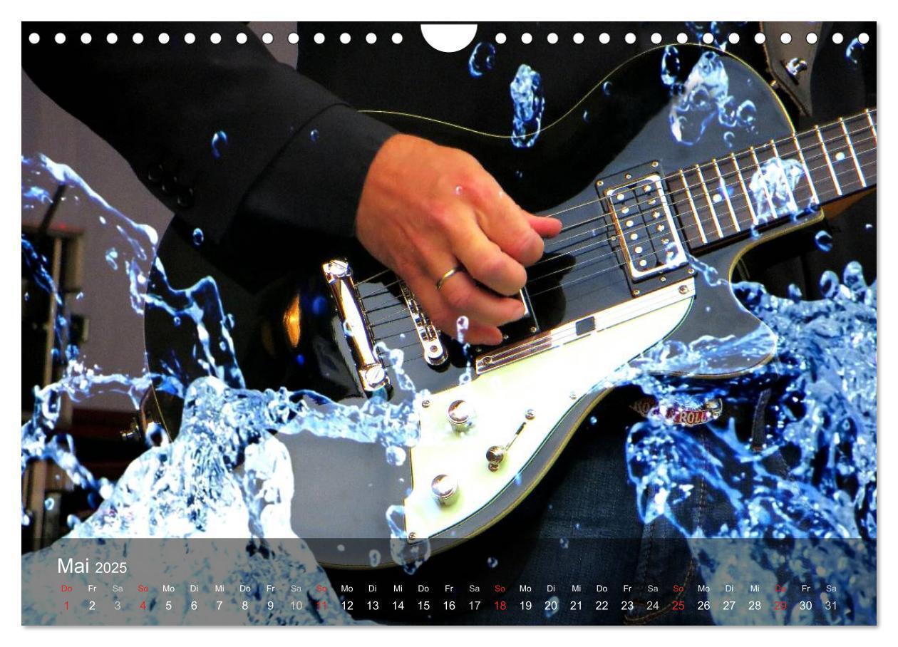 Bild: 9783435570416 | Rockgitarren Power (Wandkalender 2025 DIN A4 quer), CALVENDO...