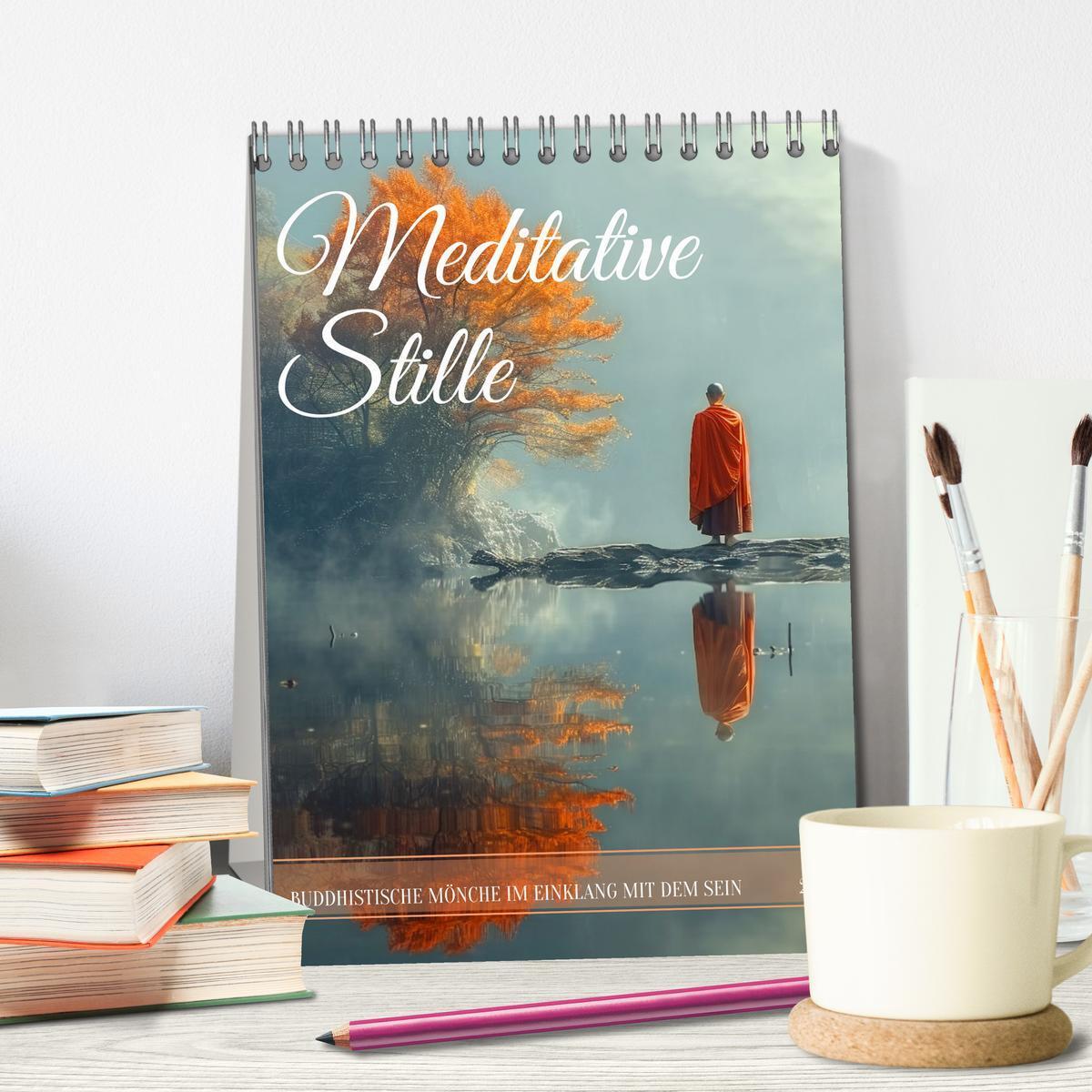 Bild: 9783383797644 | Meditative Stille (Tischkalender 2025 DIN A5 hoch), CALVENDO...