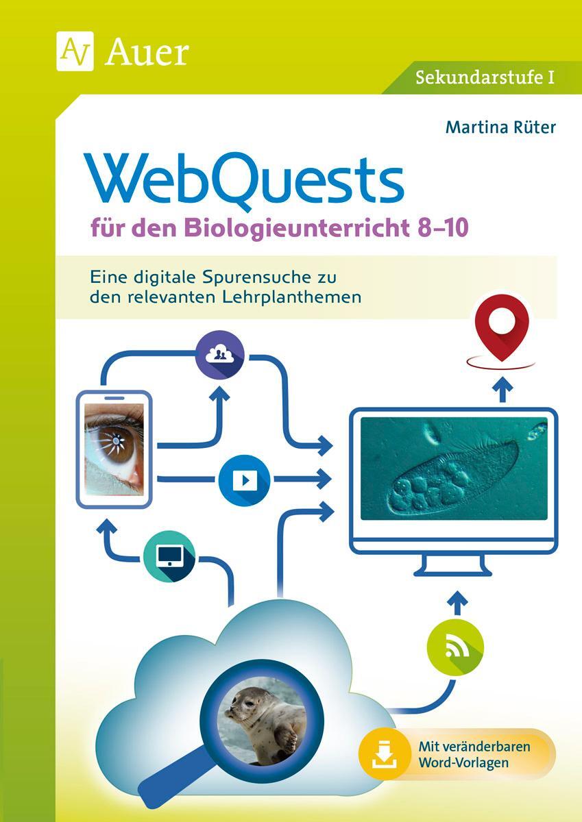 Cover: 9783403085683 | WebQuests für den Biologieunterricht 8-10 | Martina Rüter | Bundle