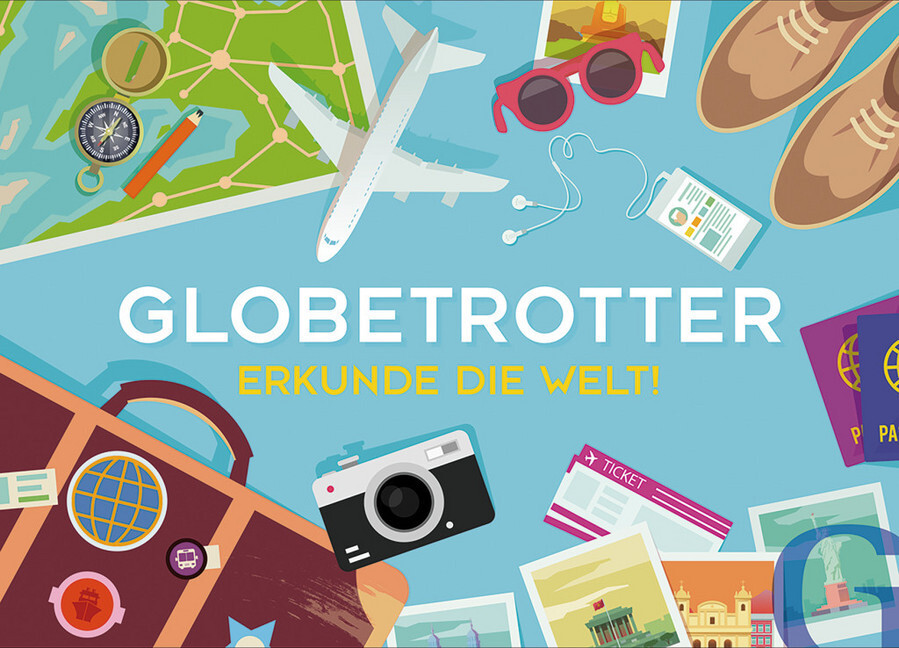 Cover: 9783192895869 | Globetrotter (Spiel) | Erkunde die Welt / Reisespiel | Grubbe Media