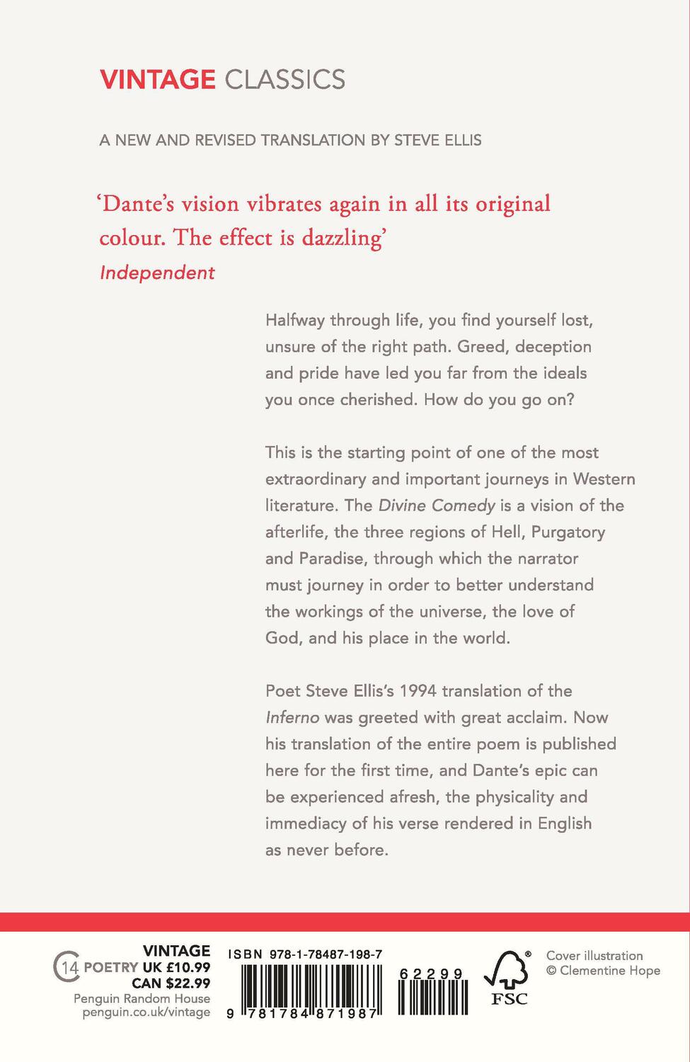 Rückseite: 9781784871987 | The Divine Comedy | Dante Alighieri | Taschenbuch | Englisch | 2019