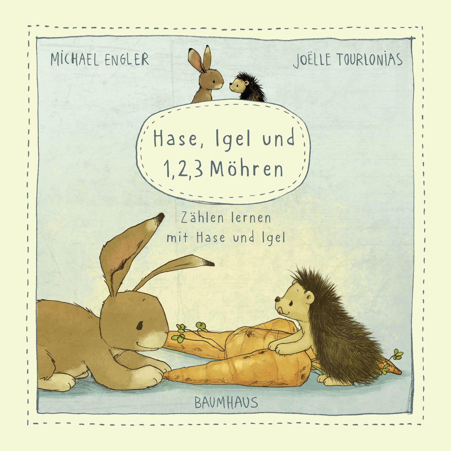 Cover: 9783833906244 | Hase, Igel und 1, 2, 3 Möhren (Pappbilderbuch) | Michael Engler | Buch