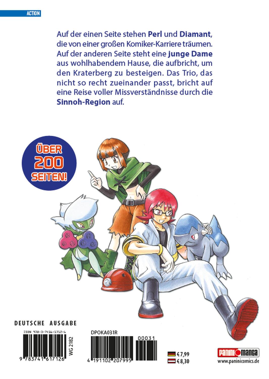 Rückseite: 9783741617126 | Pokémon - Die ersten Abenteuer | Bd. 31: Diamant und Perl | Buch