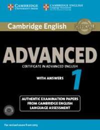 Cover: 9781107654969 | Cambridge English Advanced 1 for Revised Exam from 2015 Student's...