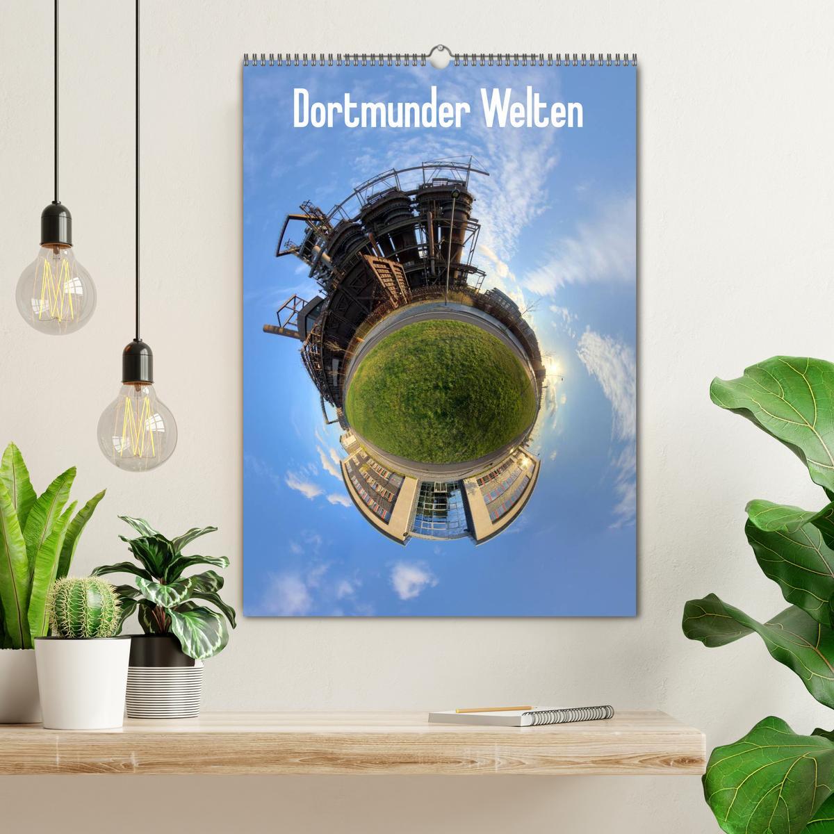 Bild: 9783457073780 | Dortmunder Welten (Wandkalender 2025 DIN A2 hoch), CALVENDO...