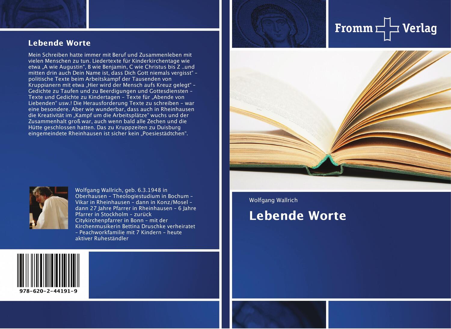 Cover: 9786202441919 | Lebende Worte | Wolfgang Wallrich | Taschenbuch | Paperback | 92 S.