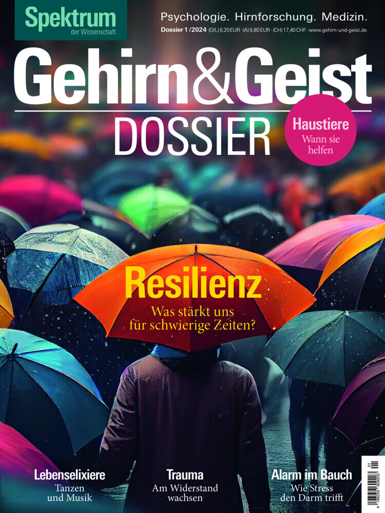 Cover: 9783958928596 | Gehirn&amp;Geist Dossier 1/2024 - Resilienz | Verlagsgesellschaft | Buch
