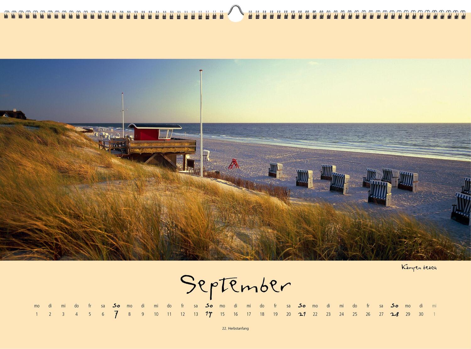 Bild: 9783944498614 | Sylt-die Insel 2025 Panoramakalender | Gernot Westendorf | Kalender