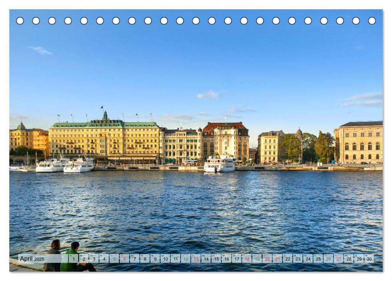 Bild: 9783435105076 | Stockholm - Maritime Ansichten (Tischkalender 2025 DIN A5 quer),...