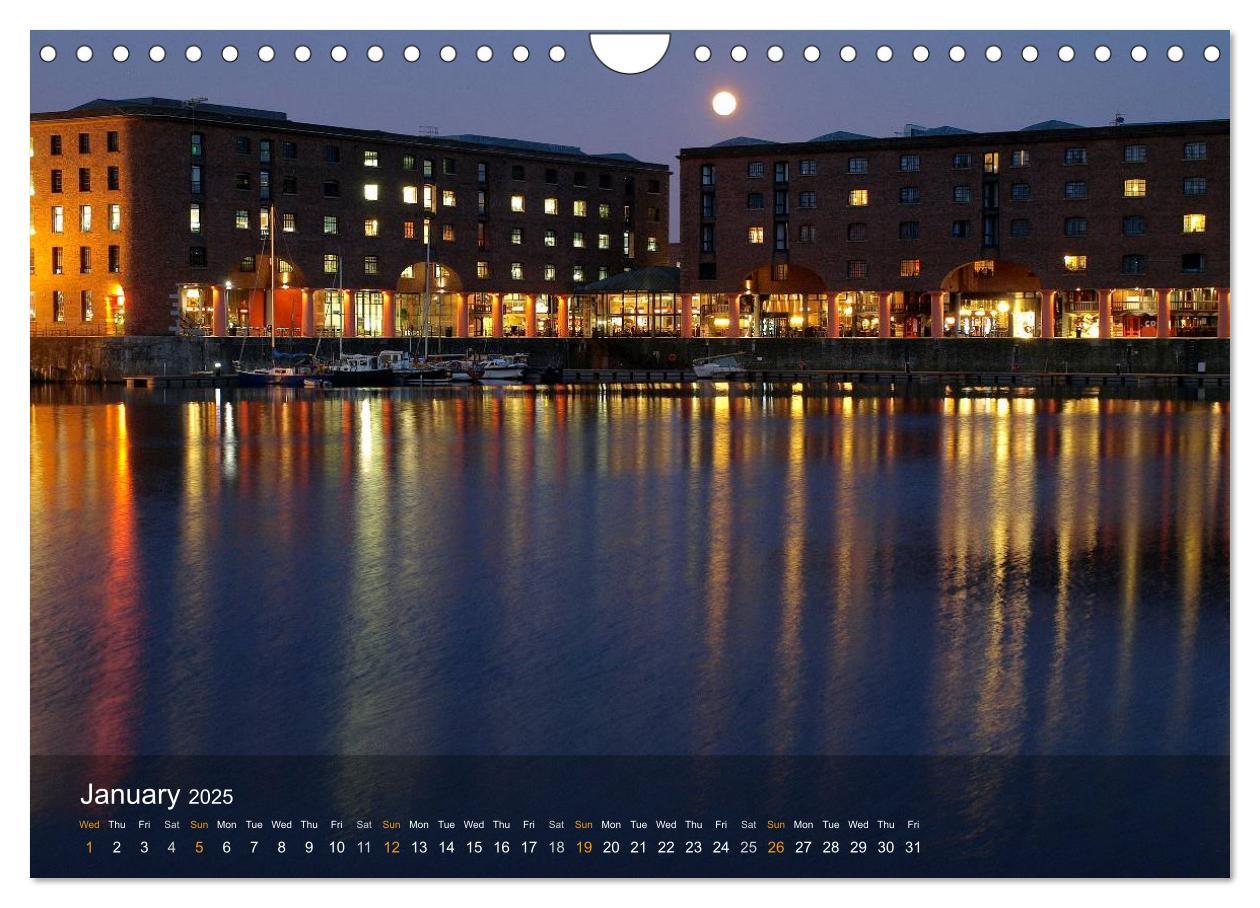 Bild: 9781325955022 | Liverpool - Water and Light (Wall Calendar 2025 DIN A4 landscape),...