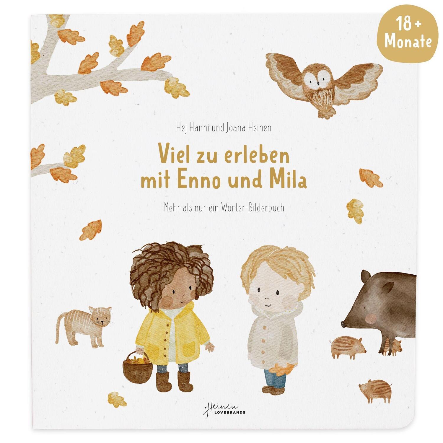 Cover: 9783982120621 | Wörter-Bilderbuch "Viel zu erleben mit Enno und Mila" | Heinen (u. a.)
