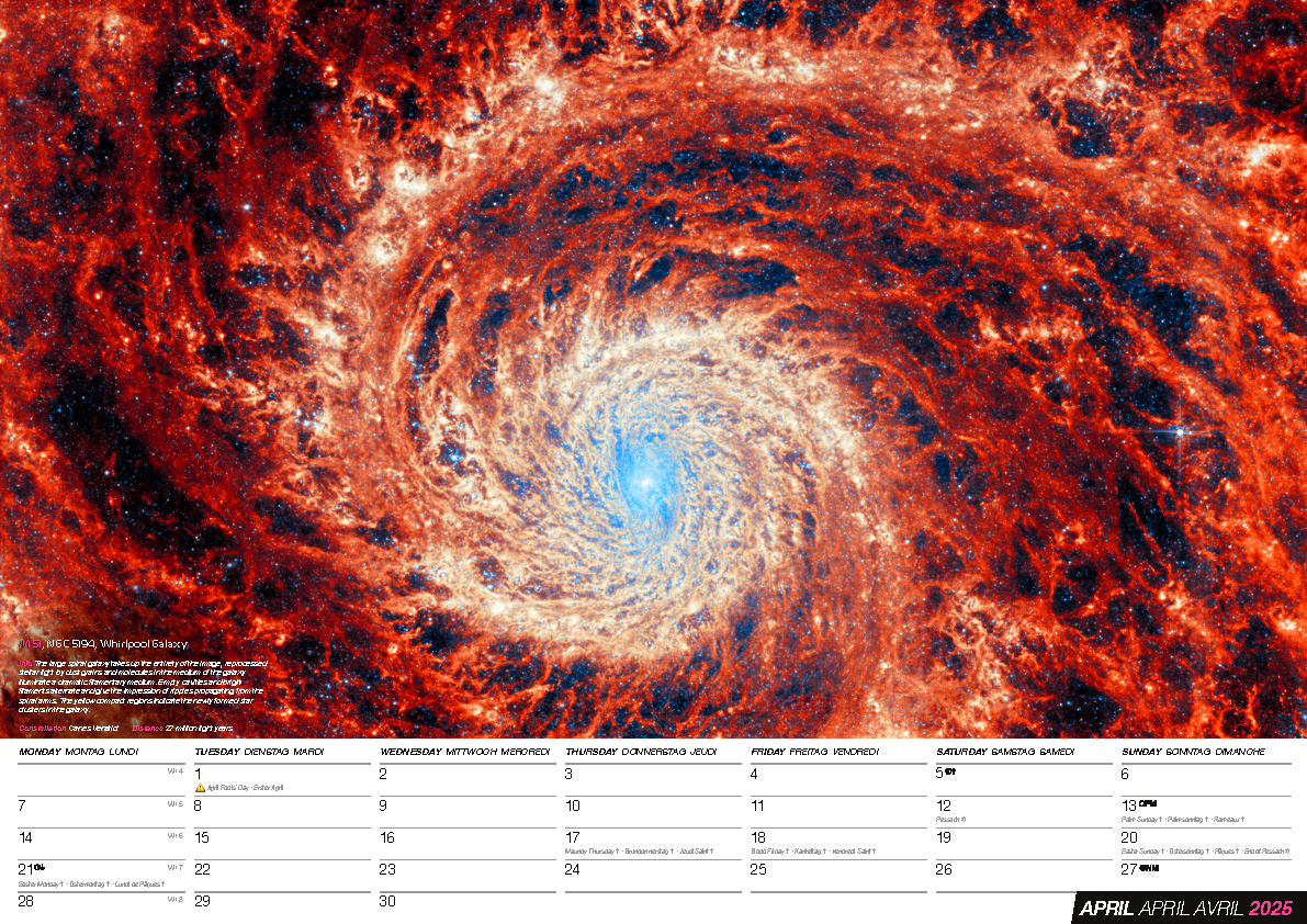 Bild: 9798893610574 | Space 2025: Views from the James Webb Telescope | Kalender | 14 S.