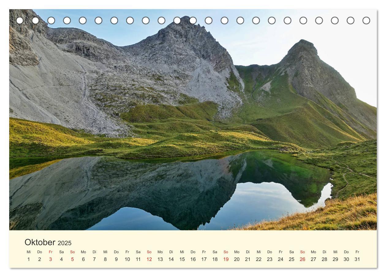 Bild: 9783435191116 | Wanderglück im Allgäu (Tischkalender 2025 DIN A5 quer), CALVENDO...